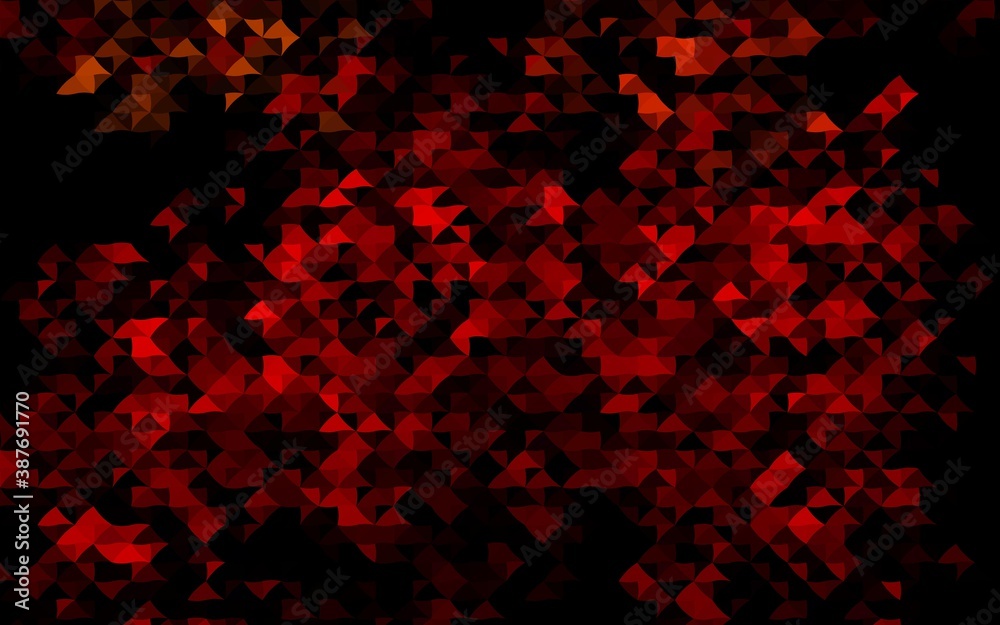 Dark Red vector layout with lines, triangles. Dark Red vector layout with lines, triangles.