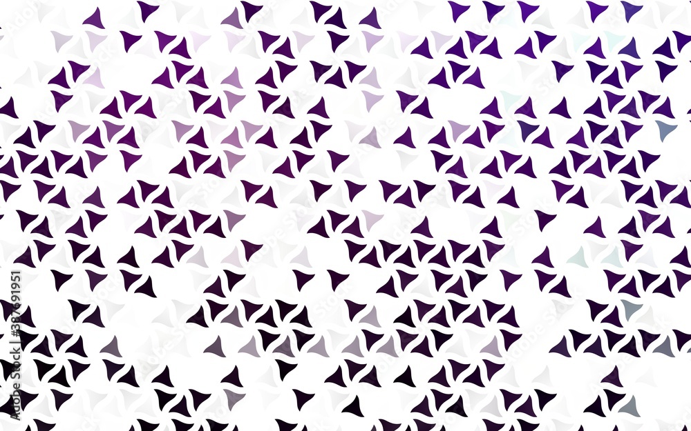 Light Purple vector seamless pattern in polygonal style.