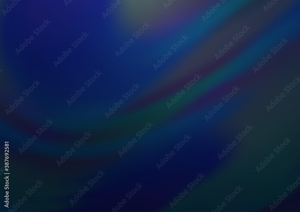 Dark BLUE vector abstract bokeh pattern. Dark BLUE vector abstract bokeh pattern.