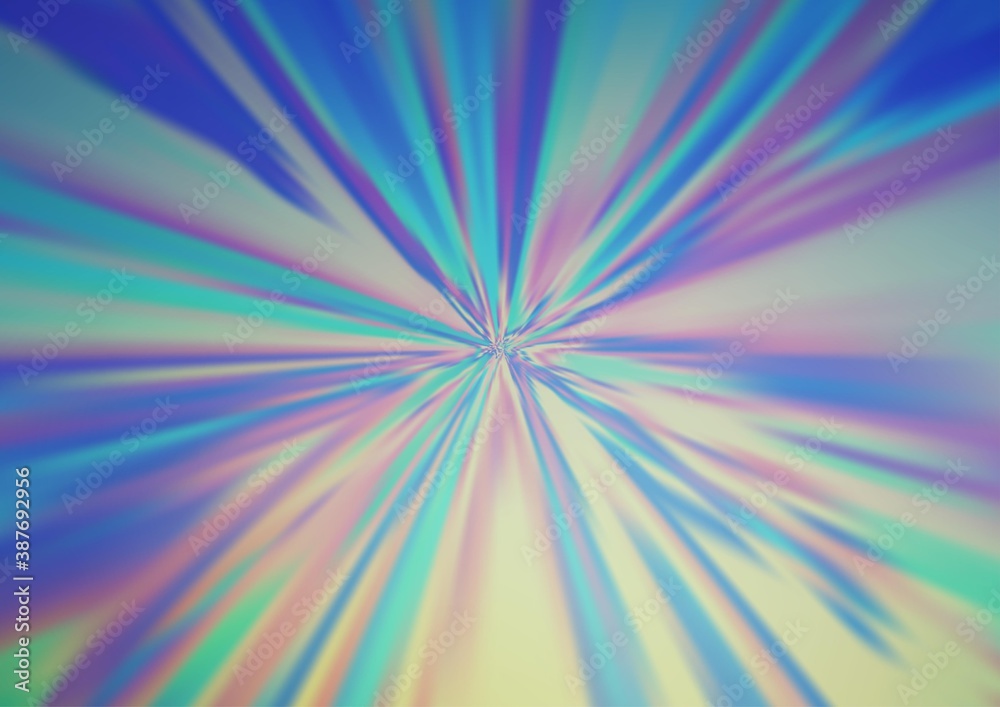 Obraz premium Light BLUE vector blurred bright pattern.