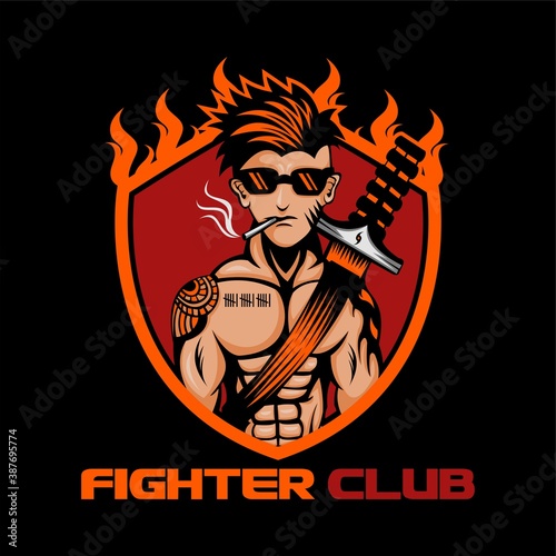 Maskot FIGHTER CLUB