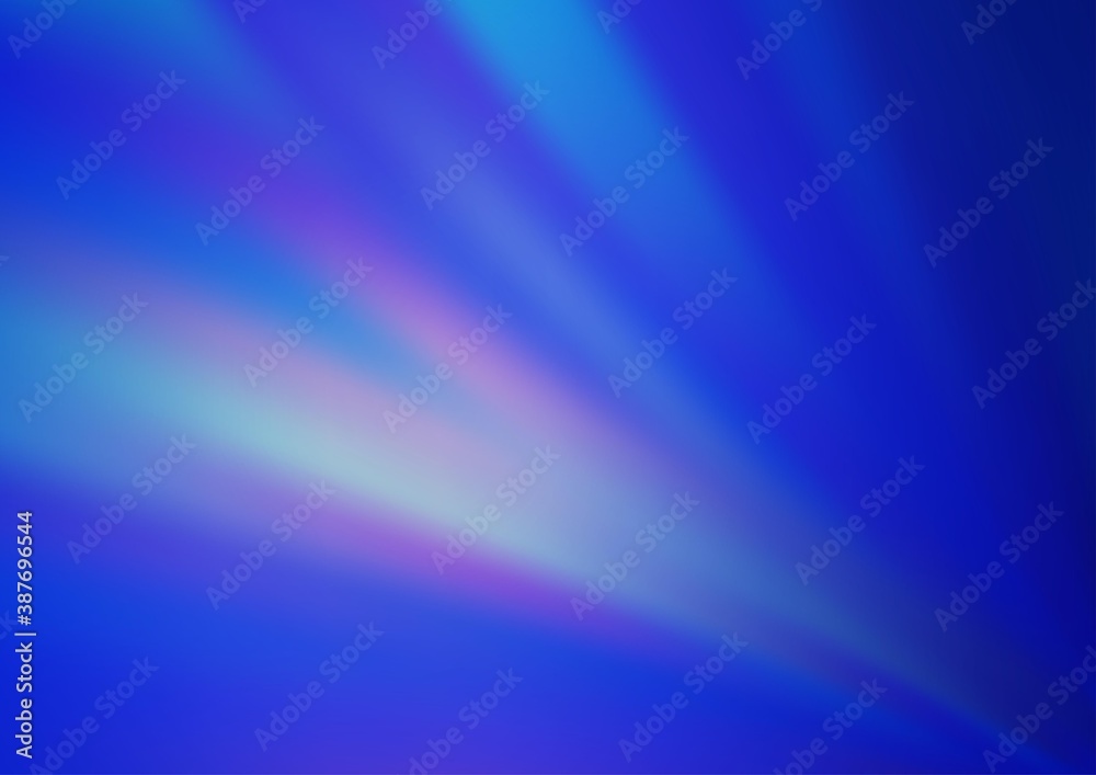 Light BLUE vector blurred bright background.