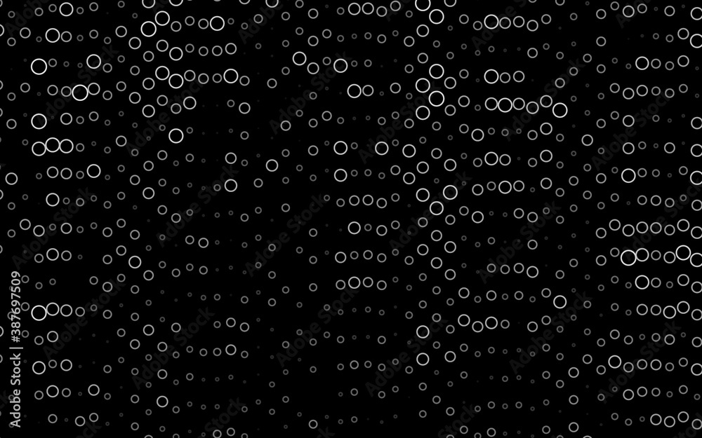Light Silver, Gray vector cover with spots. Light Silver, Gray vector cover with spots.