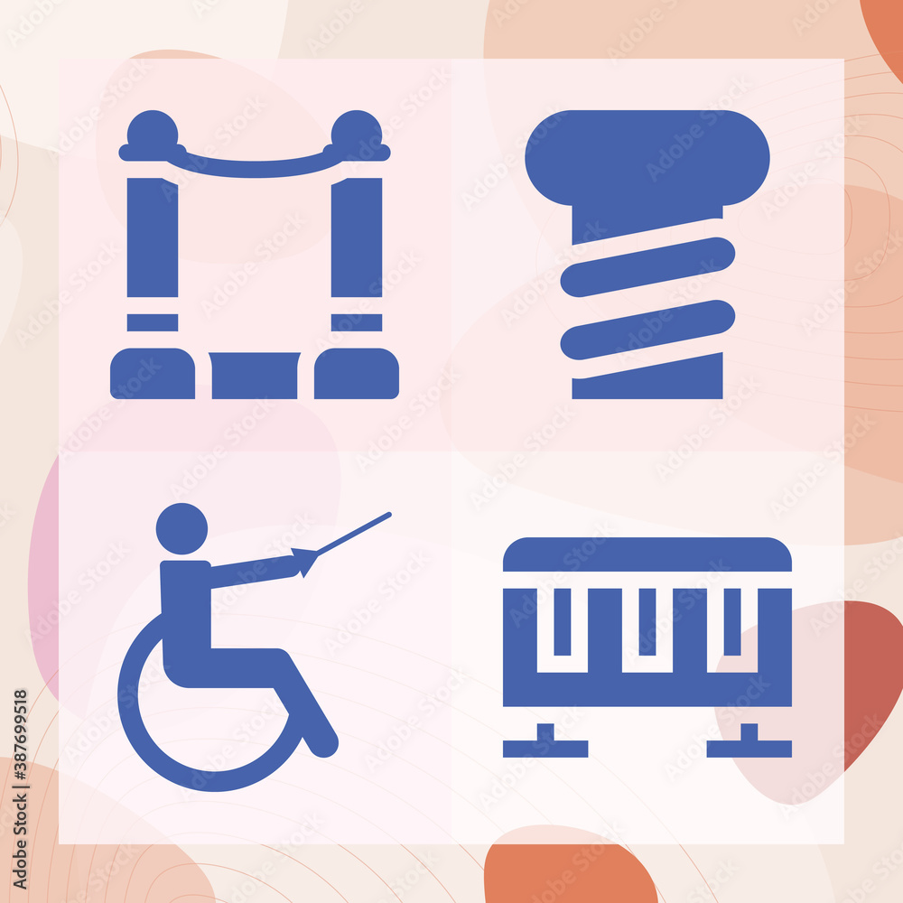 Simple set of offences related filled icons Simple set of offences related filled icons