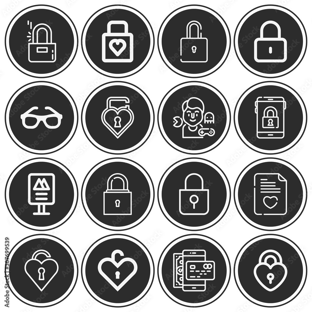 16 pack of show bill lineal web icons set 16 pack of show bill lineal web icons set