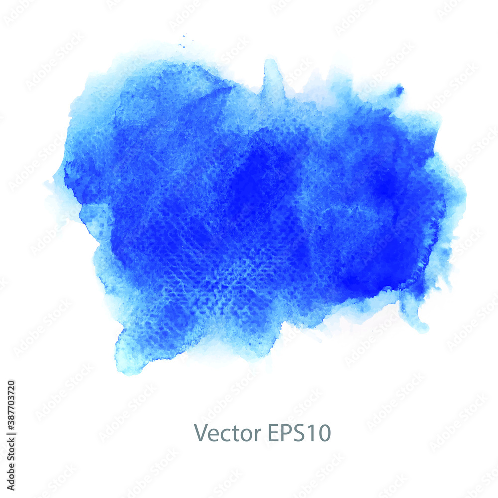 blue watercolor background. vector background
