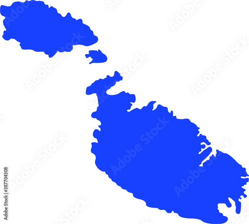 malta map