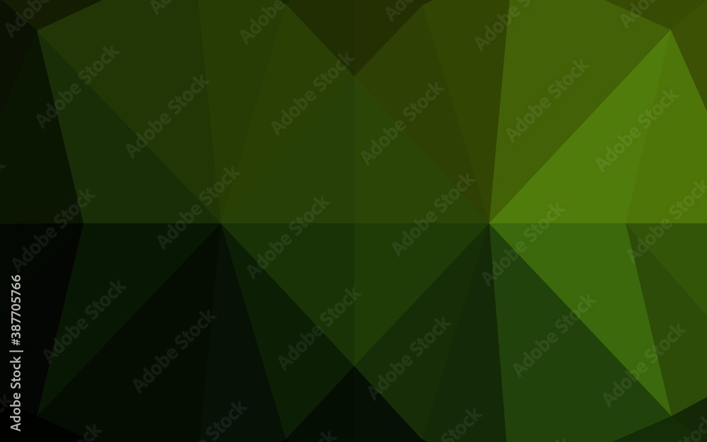Light Green vector blurry hexagon pattern. Light Green vector blurry hexagon pattern.