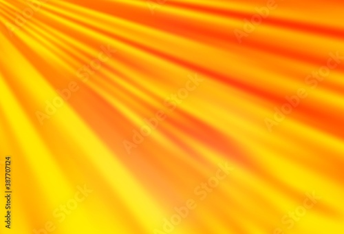 Light Yellow, Orange vector template with repeated sticks.