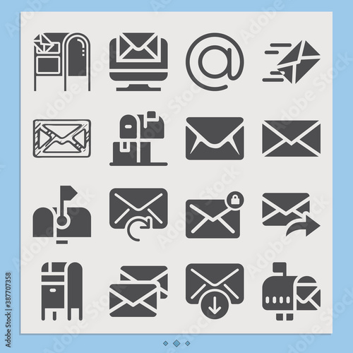 Simple set of ring armor related filled icons.