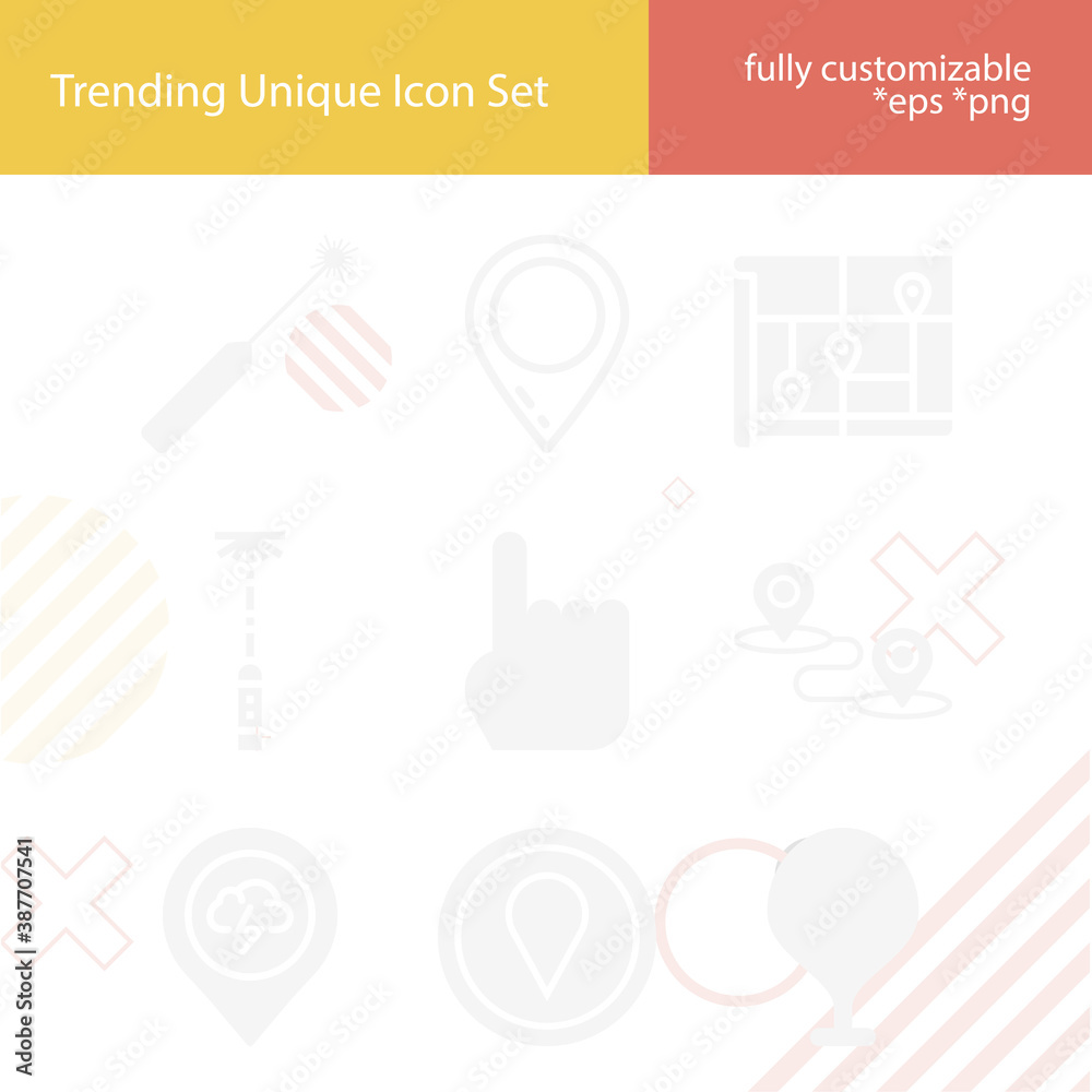 Simple set of light pen related filled icons. Simple set of light pen related filled icons.