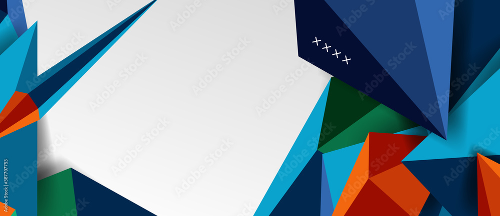 3d low poly abstract shape background vector illustration 3d low poly abstract shape background vector illustration