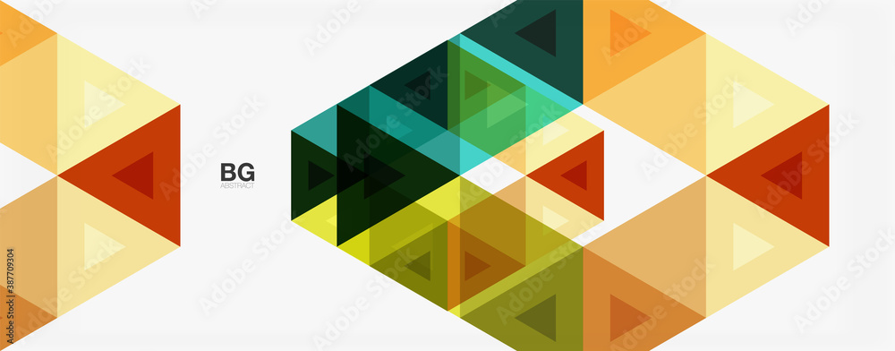 Mosaic triangle pattern abstract background for cover, banner, flyer and poster and other template Mosaic triangle pattern abstract background for cover, banner, flyer and poster and other template