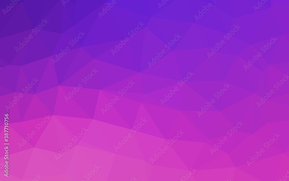 Light Pink, Blue vector triangle mosaic texture. Light Pink, Blue vector triangle mosaic texture.