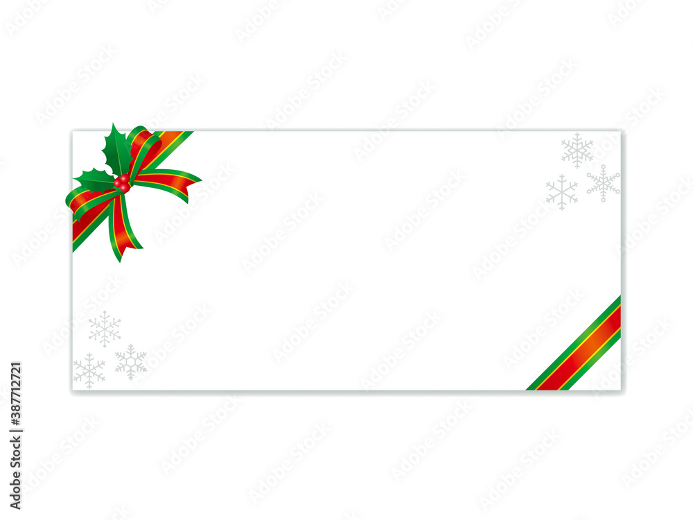 クリスマスのギフトカード装飾テンプレート Stock Vector Adobe Stock