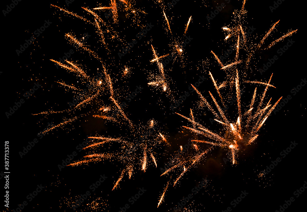 Fireworks at night as background. Fireworks at night as background.