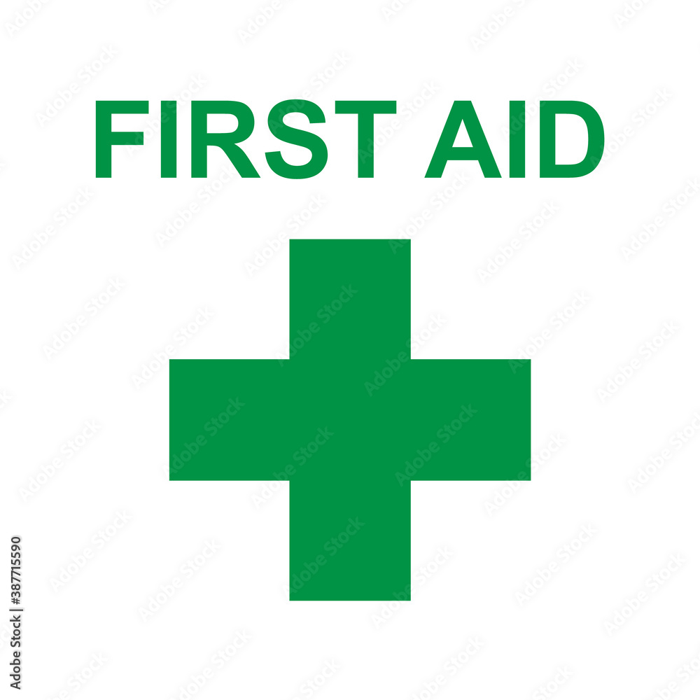 First aid sign, health cross medical symbol, medicine emergency illustration icon, safety design First aid sign, health cross medical symbol, medicine emergency illustration icon, safety design