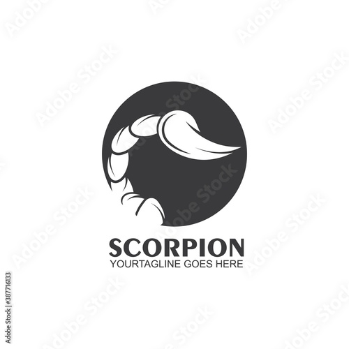 scorpion vector icon  illustration design