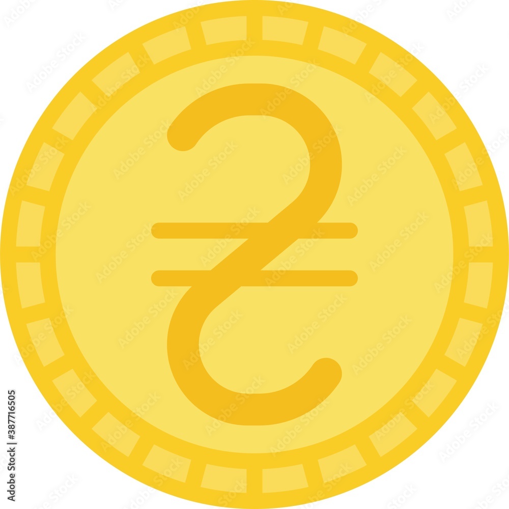 Ukrainian hryvnia coin, national currency of Ukraine Ukrainian hryvnia coin, national currency of Ukraine