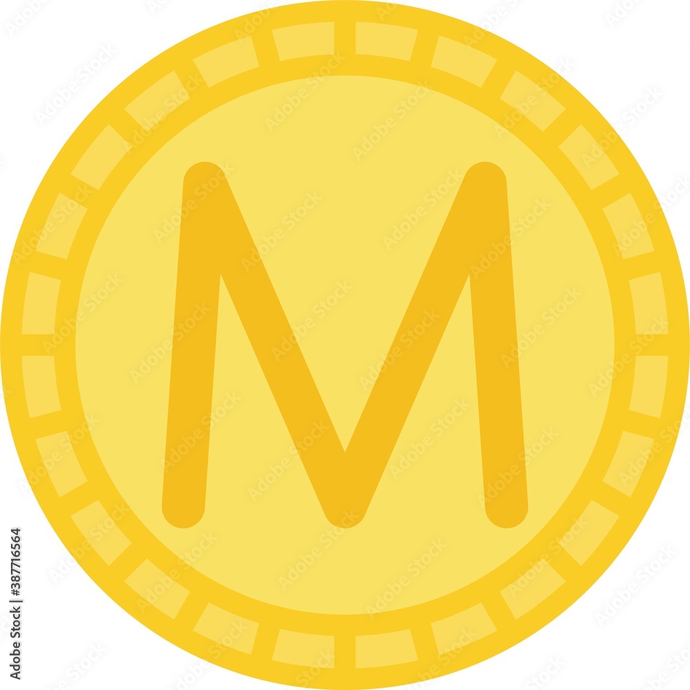 Lesotho loti coin, currency of the Kingdom of Lesotho Lesotho loti coin, currency of the Kingdom of Lesotho