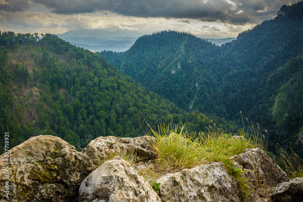 Pieniny National Park in autumn Pieniny National Park in autumn