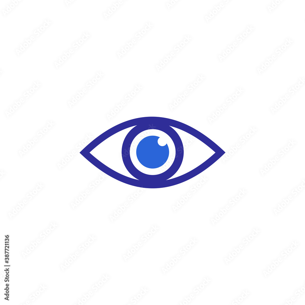 eye icon vector. Eye looking symbol vector eye icon vector. Eye looking symbol vector