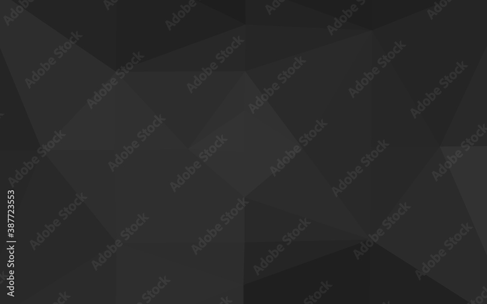 Dark Silver, Gray vector triangle mosaic cover. Dark Silver, Gray vector triangle mosaic cover.