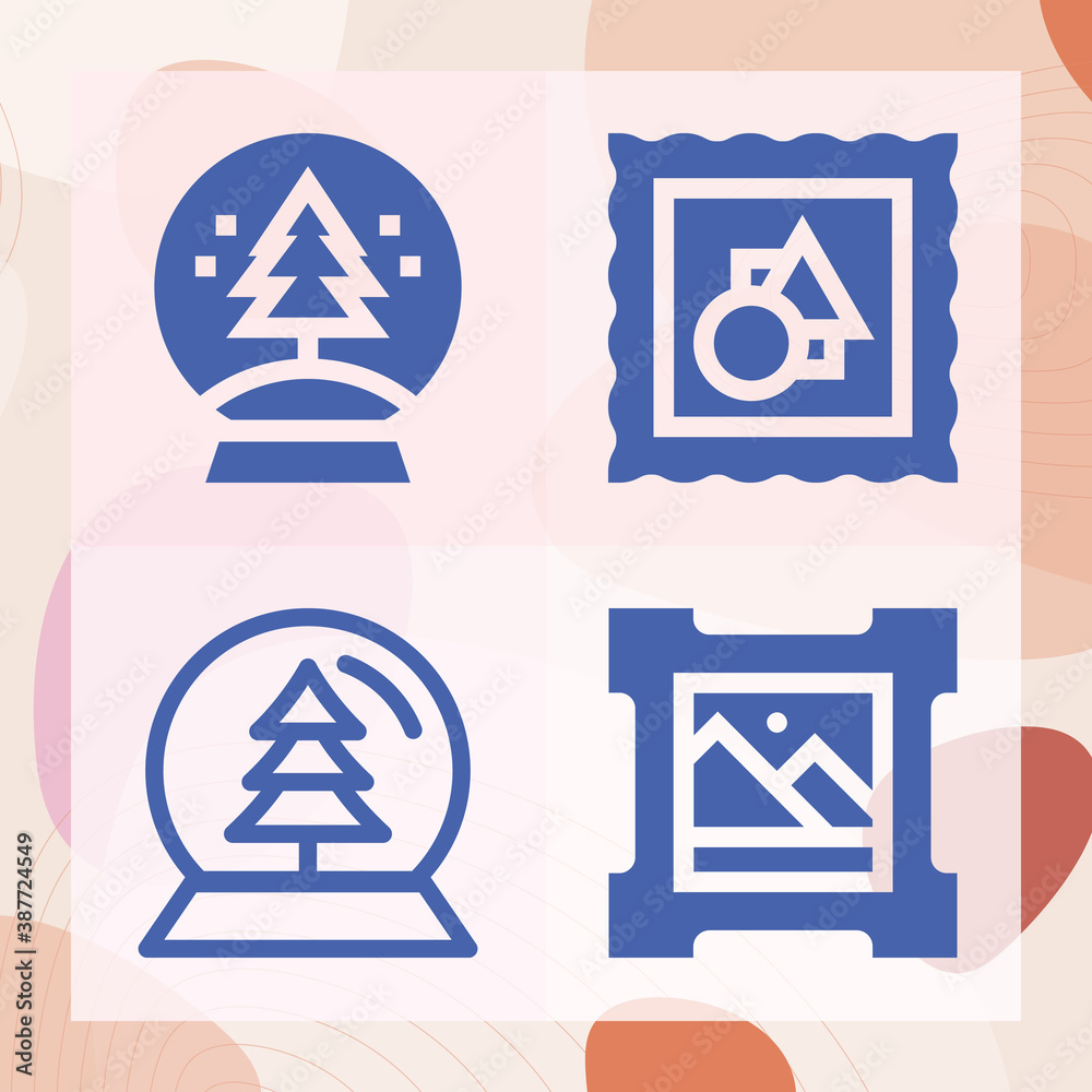 Simple set of deceive related filled icons Simple set of deceive related filled icons