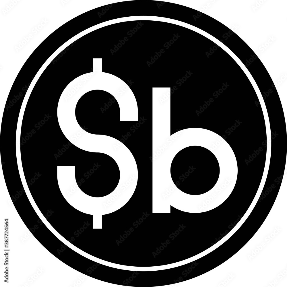 Bolivian boliviano coin icon, currency of Bolivia Bolivian boliviano coin icon, currency of Bolivia