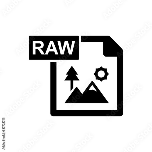 Raw image icon