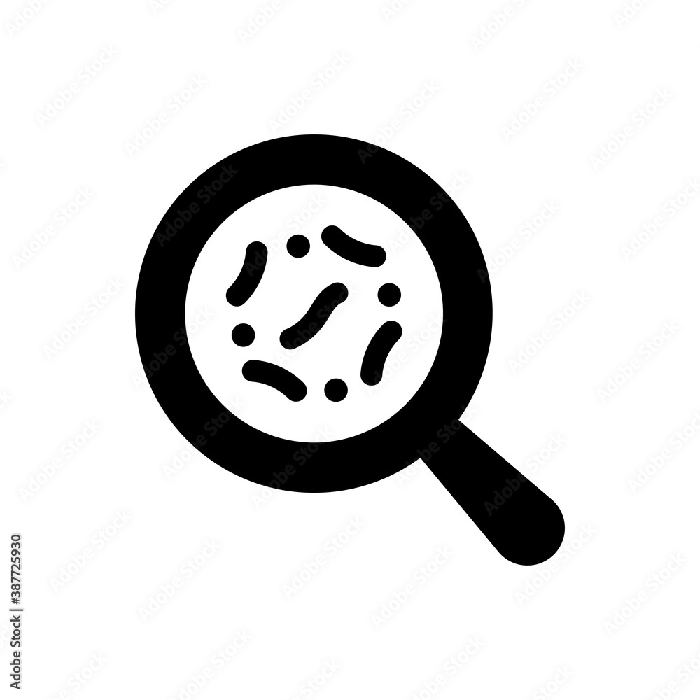 Bacteria search icon Bacteria search icon