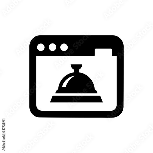 Online food order icon