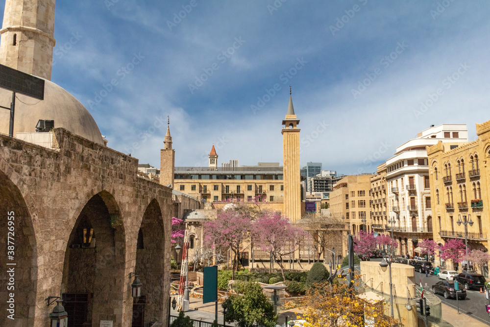 Mosques in Beirut Downtown - Lebanon