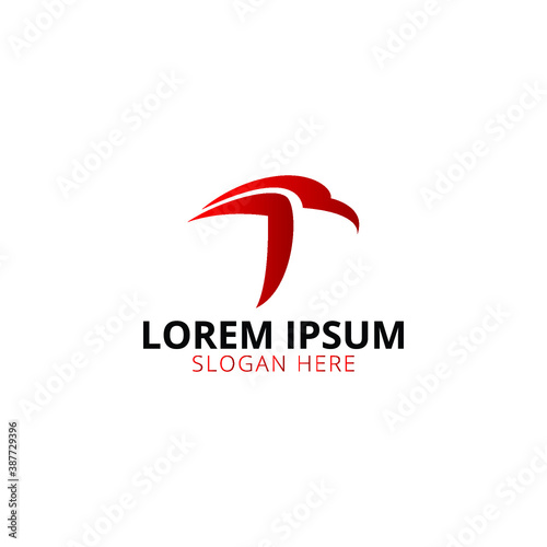 Creative, Modern and Unique T Letter Logo Design Vector Template