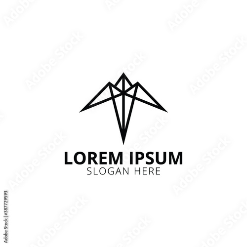 Creative, Modern and Unique T Letter Logo Design Vector Template