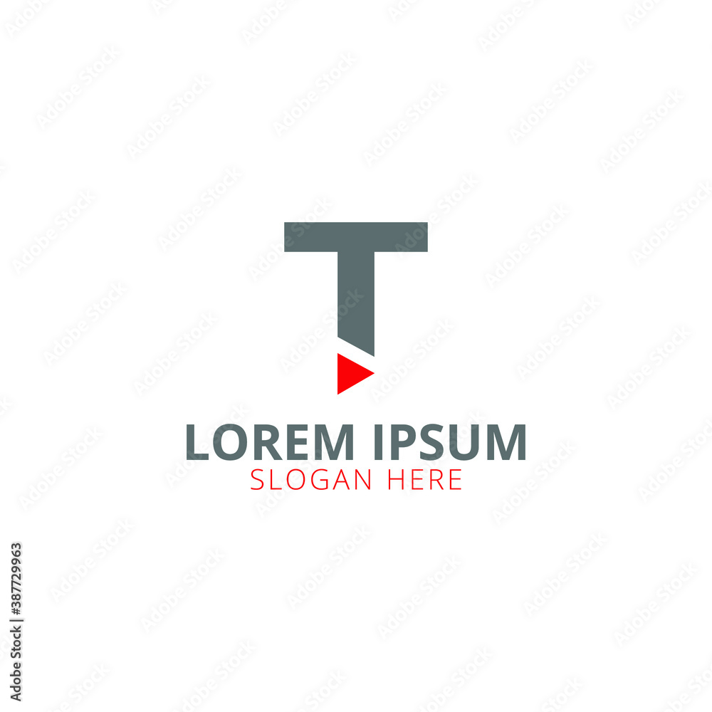 Creative, Modern and Unique T Letter Logo Design Vector Template Creative, Modern and Unique T Letter Logo Design Vector Template