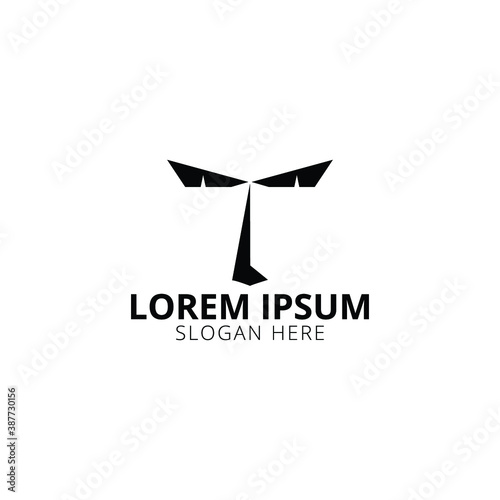 Creative, Modern and Unique T Letter Logo Design Vector Template