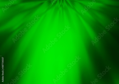 Dark Green vector glossy abstract background.