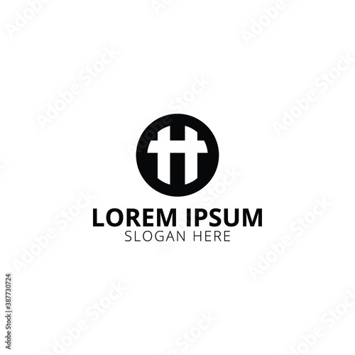 Creative, Modern and Unique TT Letter Logo Design Vector Template
