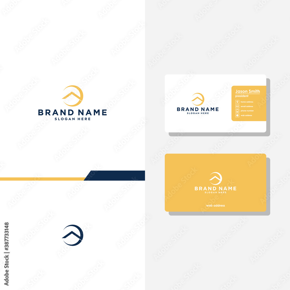 Letter C technology concept logo designs business card