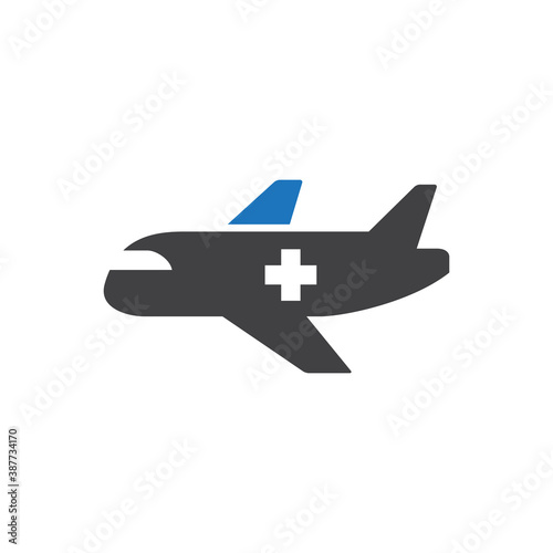 Air ambulance icon