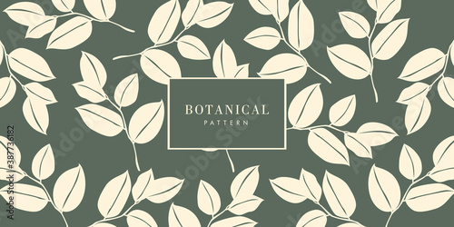 Nature Botanical Background Template Design
