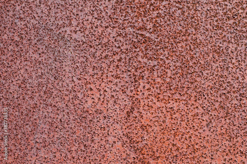 background of textured red old rust on metal © kolibrichic