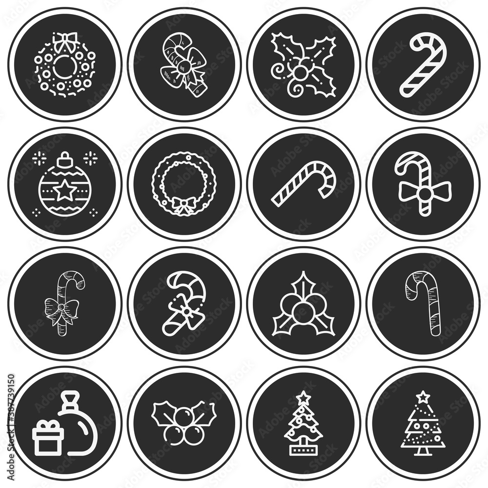 16 pack of national holiday lineal web icons set 16 pack of national holiday lineal web icons set