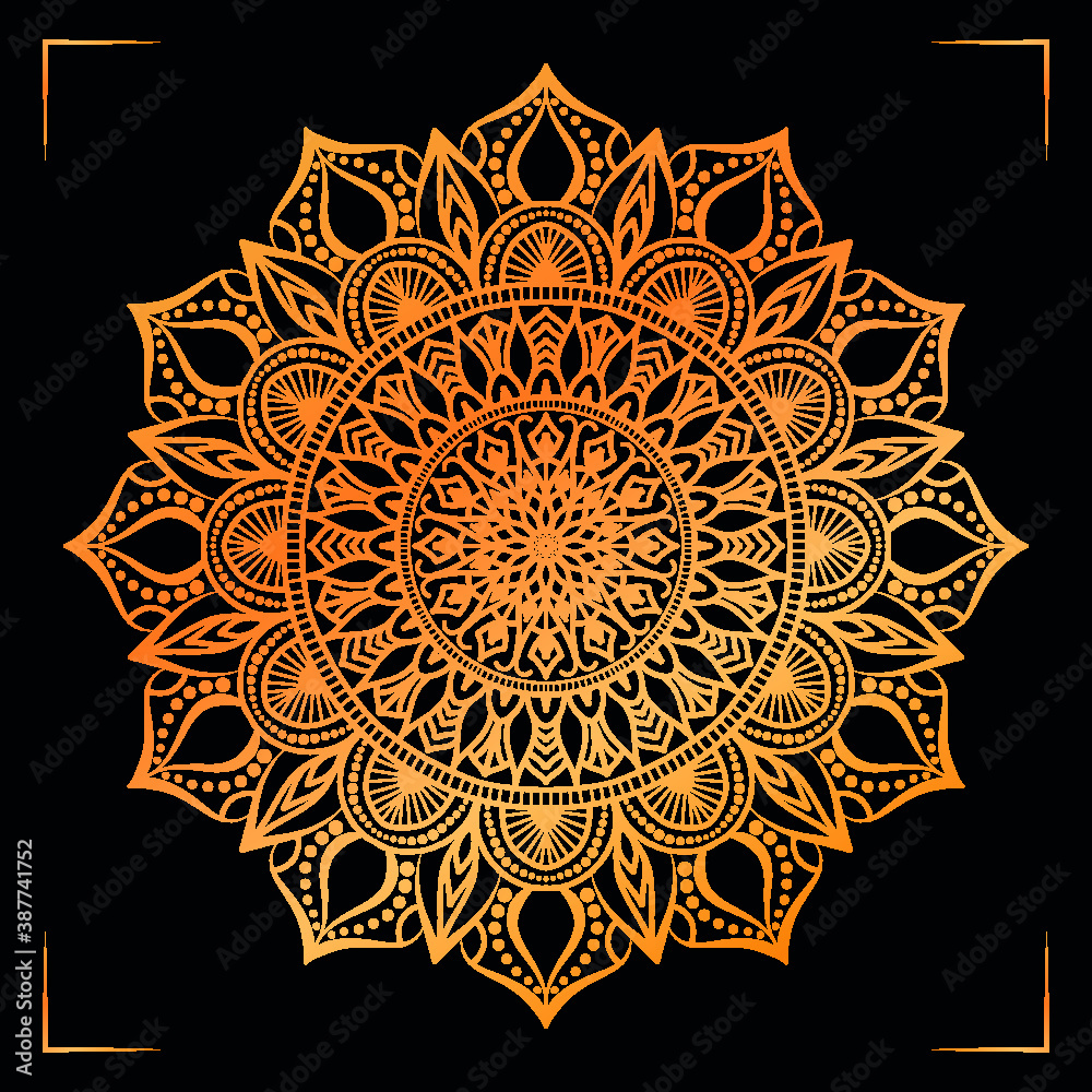 Luxury Mandala vector design template Luxury Mandala vector design template