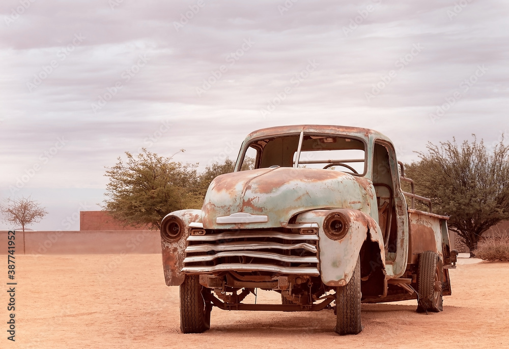 Abandoned, old car from Solitaire, Namibia Abandoned, old car from Solitaire, Namibia