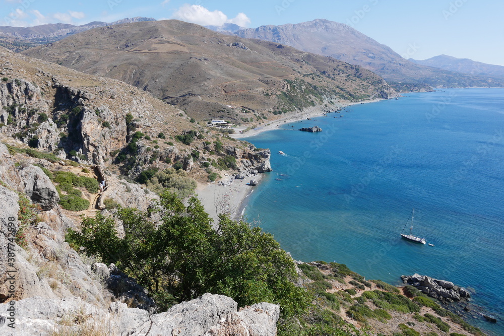Kreta Paralia Preveli Insel Mittelmeer Griechenland