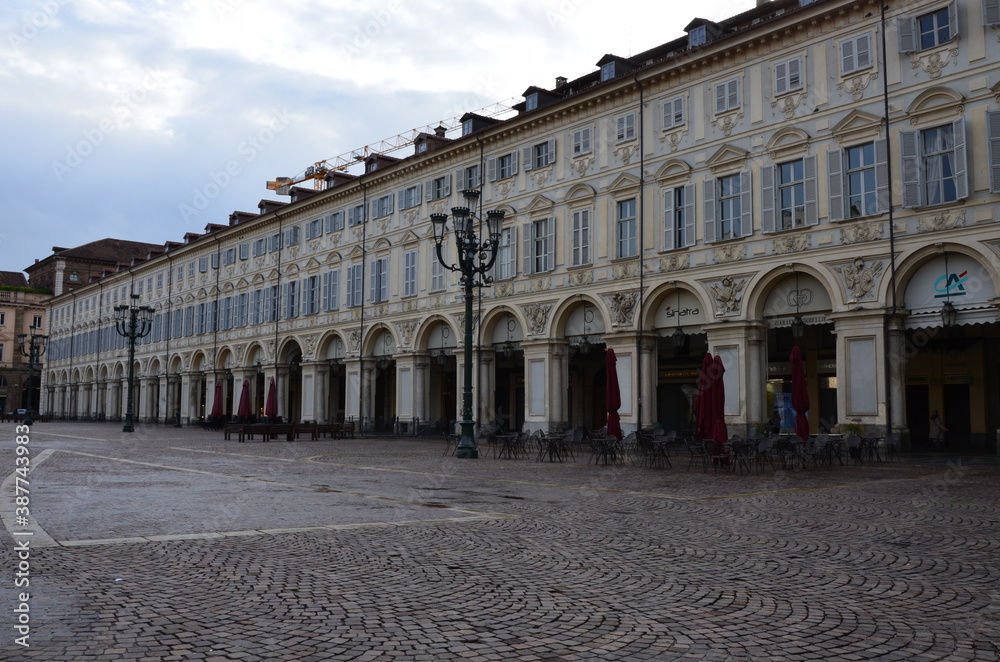 Turin, Italy - The square of San Carlo, Turin