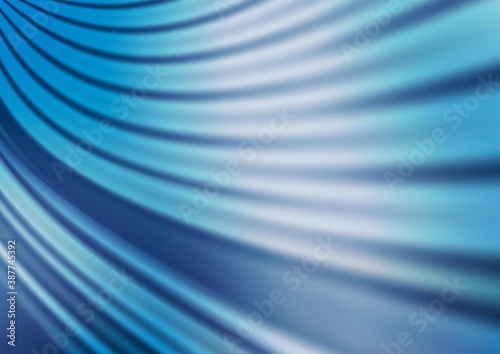 Light BLUE vector blurred shine abstract template.