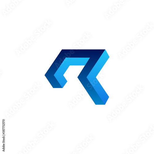 Free Download letter R logo icon  - GFXLoad